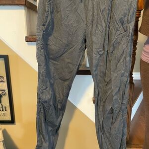 Lululemon Athletica Gray Striped Joggers